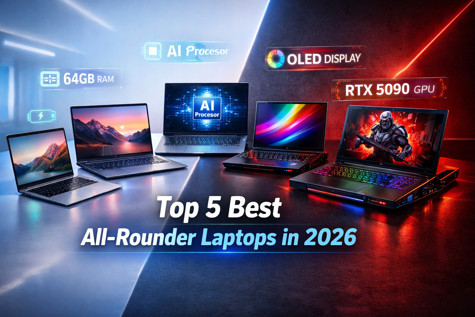Top 5 Best Laptops of 2026 (Ultimate Buying Guide)