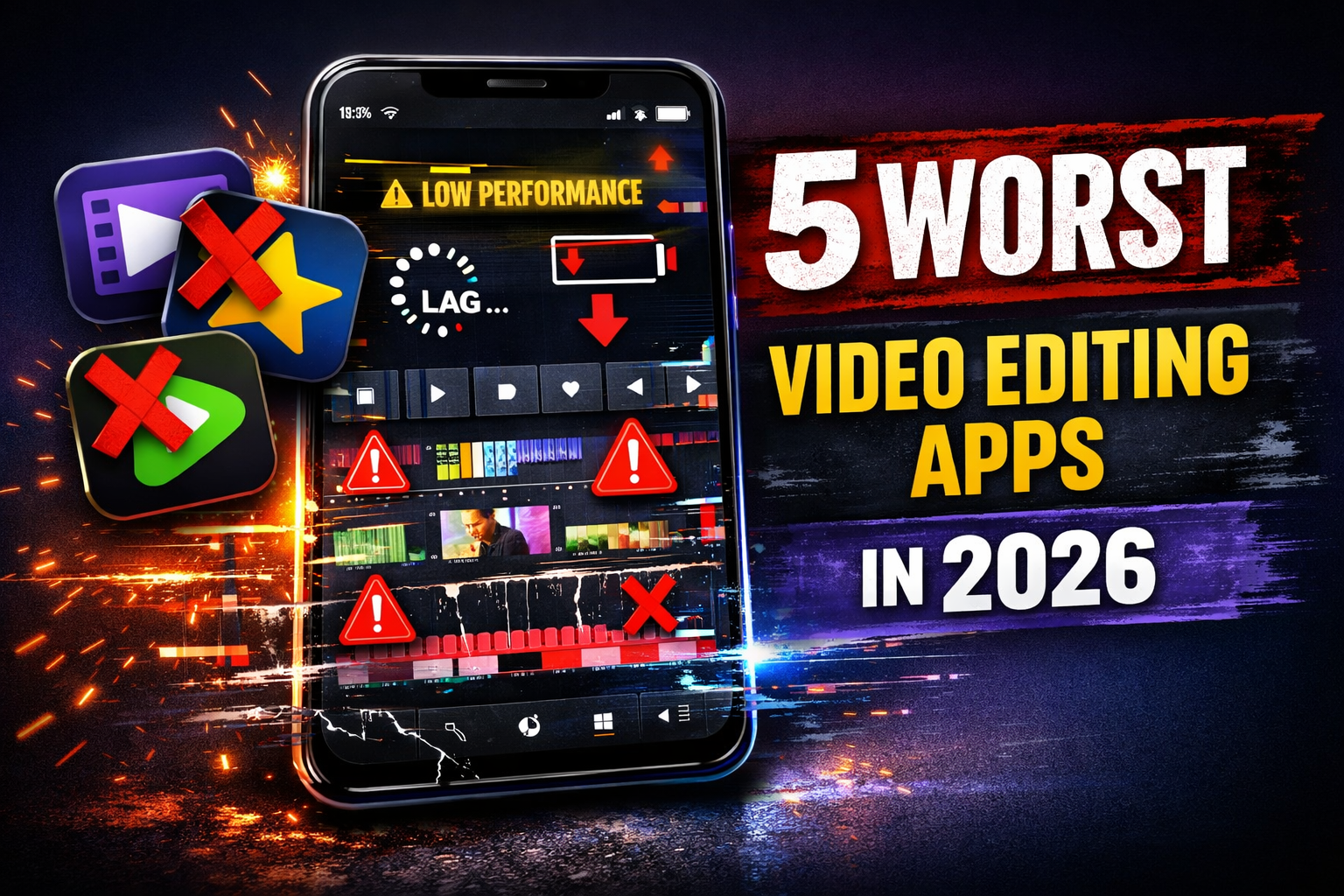 5 Worst Mobile Video Editing Apps in 2026